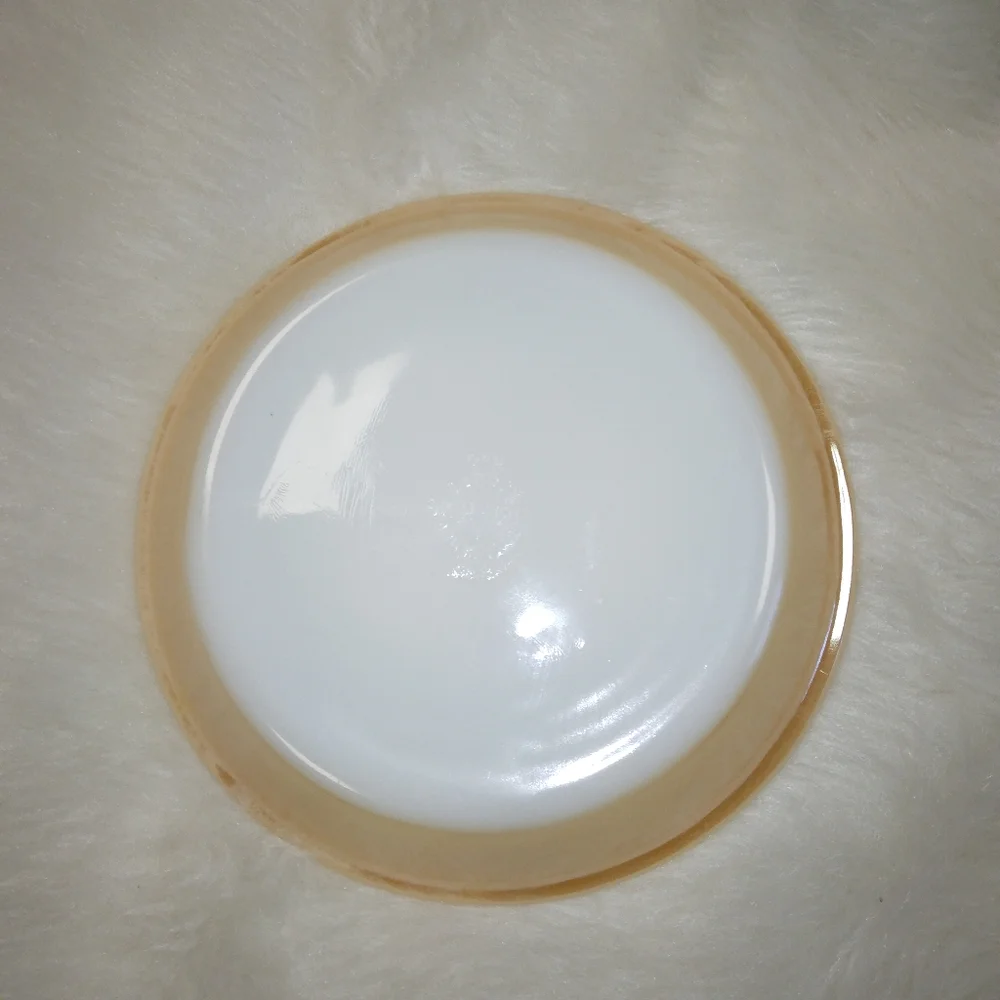 VINTAGE FIRE KING 9 Peach Luster 9 inch pie plate, VGUC
